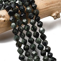 Яшма Камбаба Натуральные пряди камбабы из яшмы, звезды вырезать круглые бусы, граненые, 5~6x5~6x5~6 мм, отверстие : 1~1.2 мм, около 64~68 шт / нитка, 14.80''~15.04'' (37.6~38.2 см)