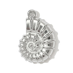 Нержавеющая Сталь Цвет 304 подвески из нержавеющей стали, очарование раковины, цвет нержавеющей стали, 21x14 мм