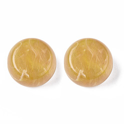 Темно-Золотистый Акриловые бусины, Стиль имитация драгоценных камней, колонка, темные золотарник, 33x23 мм, отверстие : 4.5 мм, Около 26 шт / 500 г