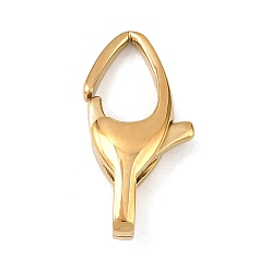 Золотой 316 нержавеющая сталь застежка когтя омара, золотые, 20x11x5 мм, отверстие : 5x1.5 мм