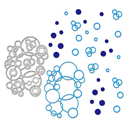 Другие Углеродистая сталь разрезает трафареты, Шаблон для изготовления бумажных карточек с декоративным тиснением для скрапбукинга своими руками, художественный промысел, пузыри, 145x106x0.8 мм