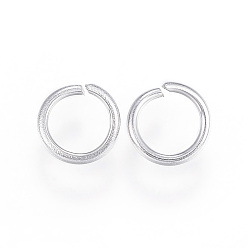 Stainless Steel Color 304 Stainless Steel Open Jump Rings, Metal Connectors for DIY Craft Jewelry and Keychain, Stainless Steel Color, 20 Gauge, 6x0.8mm, Inner Diameter: 4.5mm