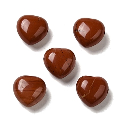 Red Jasper Natural Red Jasper Beads, Heart, 14.5~15x14.5~15x8.5mm, Hole: 1.5mm