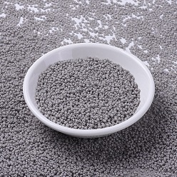 (RR3330) Непрозрачный Светлый Дымчатый Миюки круглые бусины рокайль, японский бисер, (rr 3330) непрозрачный легкий дым, 11/0, 2x1.3 мм, отверстие : 0.8 мм, Около 5500 шт / 50 г