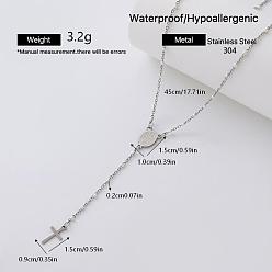 Blanco Collares de rosario de resina vintage, 304 Collares con colgante de cruz religiosa de acero inoxidable con la imagen de la Virgen para mujeres y hombres, el color plateado de plata, blanco, 17.72 pulgada (45 cm)
