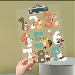 Mummy Acrylic Clipboards, Multi Pack Clipboards, with Clip, for Office, Rectangle, Mixed, 305x225mm