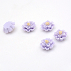 Лиловый Кабошоны из смолы, цветок, сирень, 11~12x7 мм
