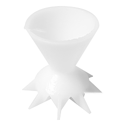 Белый Абс пластик живопись разливные чашки, Разлив краски в разделенной чашке, принадлежности для рисования своими руками, белые, 2x2.5 см