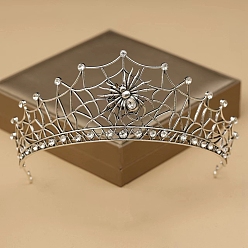 Античное Серебро Сплав волос, корона, аксессуары для волос для женщин и девочек, античное серебро, 150x70 мм