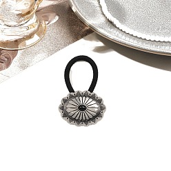 Солнце Резинки для волос из сплава, с нейлоновым шнуром, с имитацией бирюзы, солнце, 45 мм