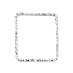 Нержавеющая Сталь Цвет Не тускнеет 304 соединительные кольца из нержавеющей стали, , прямоугольные, цвет нержавеющей стали, 22.5x18.5x1 мм, внутренний диаметр: 20x16.5 мм