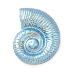 Shell Shape 304 подвески из нержавеющей стали, с эмалью, золотые, формы раковины, 45x37x11 мм, отверстие : 8 мм