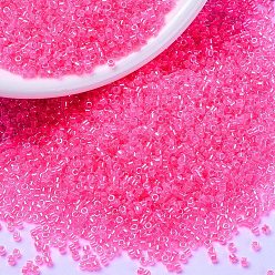 (DB2035) Светящаяся Дикая Клубника  Бусины miyuki delica, цилиндр, японский бисер, 11/0, (дБ 2035) светлая земляника, 1.3x1.6 мм, отверстия: 0.8 мм, около 10000 шт / мешок, 50 г / мешок