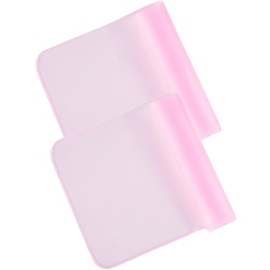 Pink Силиконовая защитная пленка для компьютерной клавиатуры, пылезащитный чехол, прямоугольные, розовые, 360x130x1 мм