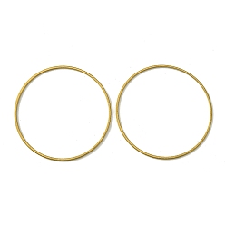 Без Покрытия Латунные соединительные колечки, без кадмия, без никеля и без свинца, плоское кольцо, сырой (без покрытия), 35x0.8 мм, внутренний диаметр: 33 мм
