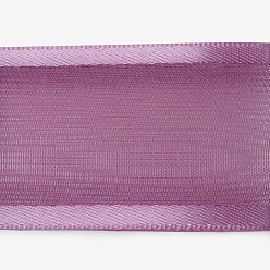 Medium Orchid 100 Yards Polyester Organza Ribbon with Satin Edge, Medium Orchid, 3/8 inch(9mm)