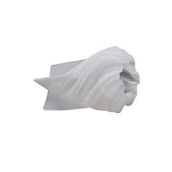 Белый Diy 3d силиконовые формы для свечей со спиральным конусом, инструмент для изготовления свечей, белые, 6.2x8.8 см