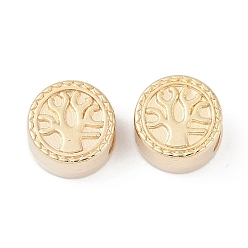 Золотой Ccb пластиковые европейские бусины, бусины с большим отверстием, дерево, золотые, 10x10.5x6.5 мм, отверстие : 4.5 мм