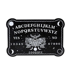 Rectangle Деревянная маятниковая доска, биолокация гадальная доска, для колдовства принадлежности для викканского алтаря, прямоугольные, 310x200 мм