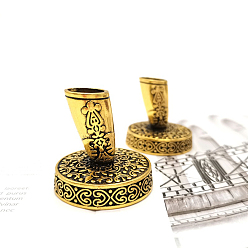 Античное Золото Держатели гусиных ручек из сплава, Офисные и школьные принадлежности, античное золото , 15x40 мм, внутренний диаметр: 41 мм