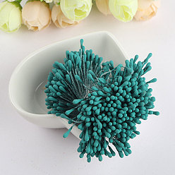 Темный Голубой Пластиковый искусственный матовый цветочный сердечник, для свадебного прохода центральные столовые конфетти вечерние сувениры украшения дома, темные голубые, 2 мм