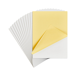 White Self-adhesion Polystyrene Foam Board, Rectangle, White, 254x203x5mm