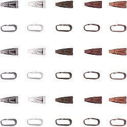 (52) Непрозрачная лаванда Латунь оснастки на поруки, разноцветные, 11x4 мм, 250 шт / коробка