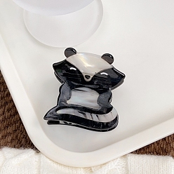 Лиса Животные ацетат целлюлозы заколки-коготь, аксессуары для волос для женщин и девочек, лиса, 49x49 мм