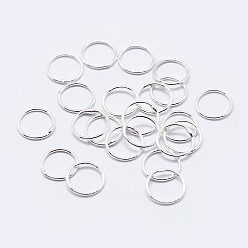 Silver 925 Sterling Silver Round Rings, Soldered Jump Rings, Closed Jump Rings, Silver, 18 Gauge, 5x1mm, Inner Diameter: 3mm, about 90pcs/10g