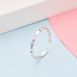 Античное Серебро 925 открытые кольца-манжеты из стерлингового серебра для женщин, рыба, с печатью s925, античное серебро, 2 мм, размер США 7 1/4 (17.5 мм)