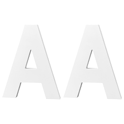 Letter A Wooden Letter Ornaments, or Wedding, Birthday, Party, Home Decor, Letter.A, 15x12x1.5cm