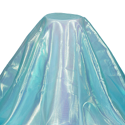 Turquoise Foncé 1 Tissu laser en polyester pc, accessoires de vêtements et de sacs, turquoise foncé, 300x150x0.02 cm