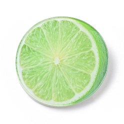 Lime Fridge Magnets Acrylic Decorations, Fruits, Lime, 37.7x4mm