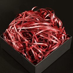 (123L) Белый крем непрозрачный блеск Бумажный крошечный наполнитель, с блеском порошок, для упаковки подарков и наполнения пасхальной корзины, огнеупорный кирпич, 3 мм, 10 г / мешок