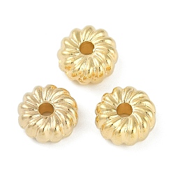 Золотой CCB пластиковые шарики, цветок, золотые, 8.5x4 мм, отверстие : 2 мм