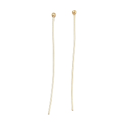 Real 14K Gold Filled 1/20 14k позолоченные булавки с шаровидной головкой, real 14 k золото заполнено, 25 мм, Руководитель: 1 mm, 22 датчик