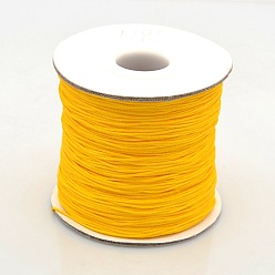 Золотистый Импортировано нейлоновая нить, золотые, 0.8 мм, Около 120 ярдов / рулон