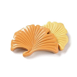 Лист Кабошоны из непрозрачной смолы на осеннюю тематику, мультяшные кабошоны, лист, 18x30.5x6.5 мм