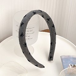 Bowknot Элегантные тканевые резинки для волос, бантом, 153x137 мм