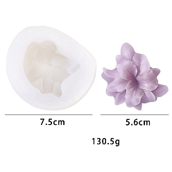 Цветок Пищевые силиконовые формы для свечей своими руками, для изготовления ароматических свечей, цветок, цветок, 75 мм