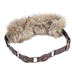 Кокосово-Коричневый Цепочные ремни из искусственного меха и искусственной кожи, со сплавочной фурнитурой, поясной ремень для платья-рубашки пальто, кокосового коричневый, 1190x180 мм