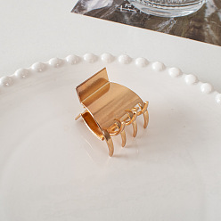 Trapezoid Заколки для волос из цинкового сплава, для женщин девушек, трапециевидные, 32 мм