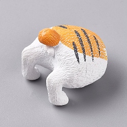 (52) Непрозрачная лаванда Пвх кошка прикладом магниты на холодильник смешные магниты на холодильник фото, украшение домашнего офиса, подарки животных любитель животных, песчаный коричневый, 30.5x32.5x33 мм