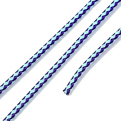 Светло-голубой Плетеная круглая стальная проволока, для браслетов своими руками, светло-голубой, 3.2 мм