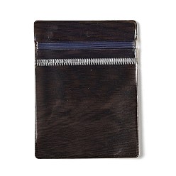 Черный Пвх почтовый замок сумки, прямоугольные упаковочные пакеты, верхние пакеты с самозапечатыванием, чёрные, 8x6 см, односторонняя толщина: 7.8 мил(0.2мм)