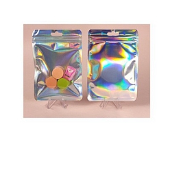 Dunkelgrau Transparente Aufbewahrungsbeutel mit Reißverschluss, wiederverschließbare Taschen, dunkelgrau, 15x10.5 cm, 15 Stück / Set