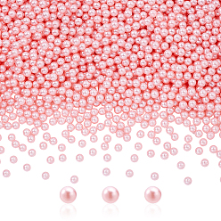 Pink 3500 бусины из абс-пластика с имитацией жемчуга, круглые, без отверстия , розовые, 6 мм, о 3500 шт. / 500 наборе