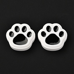 Белый Кабошоны из полимерной эмали, для украшения мобильного телефона своими руками, коготь, белые, 21x23x5.5 мм