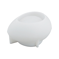 Белый Формы для держателей из пищевого силикона своими руками, формы для литья смолы, инструменты для производства глиняных ремесел, самородки, формы помады, белые, 155x66 мм