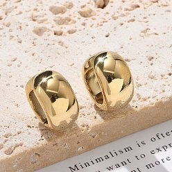 Золотой 304 ушные манжеты из нержавеющей стали, непроколотые уши, золотые, 17.5x9.5 мм